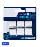 Overgrips Babolat Pro Tour 2.0 Blanco (Pack x3)