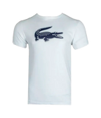 Maglietta Lacoste Sport Regular Fit Bianco Logo Nero