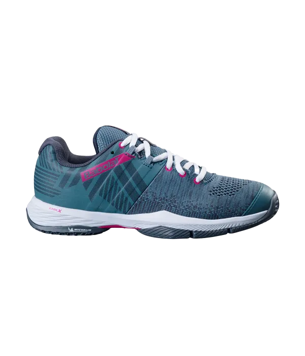 Sapatilhas de padel Babolat Sensa Feminino Atlântico Norte/Branco