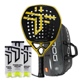 Pack Pala Oxdog Ultimate Smash 2025 + Paletero Oxdog FEP hyper pro thermo padel bag + 3 Botes de pelotas Oxdog BOOST+
