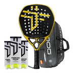 Pack Pala Oxdog Ultimate Smash 2025 + Paletero Oxdog FEP hyper pro thermo padel bag + 3 Botes de pelotas Oxdog BOOST+