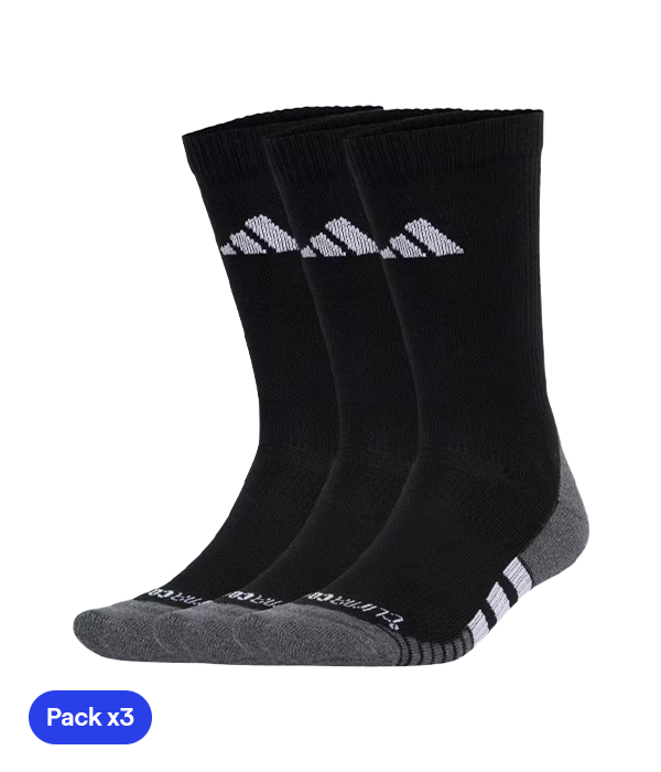 Calcetines Adidas Largos Crew Sock Negro-Blanco 2025