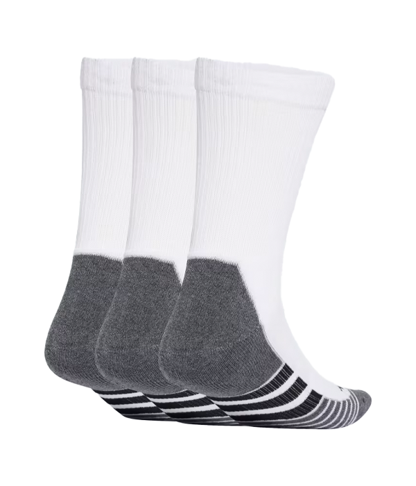 Calcetines Adidas Largos Crew Sock Blanco-Negro 2025