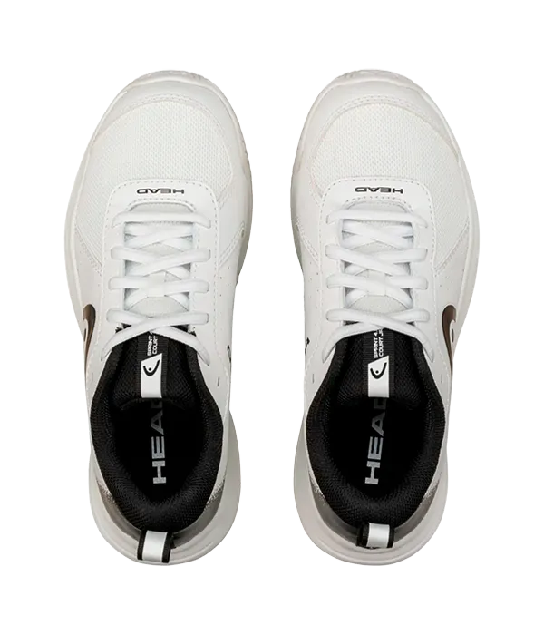 Zapatillas Head Sprint Court 4.0 Junior White/Black 2025