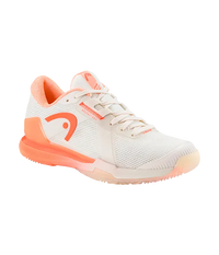 Zapatillas Head Sprint Pro 4.0 Mujer Chalk White/Coral 2025