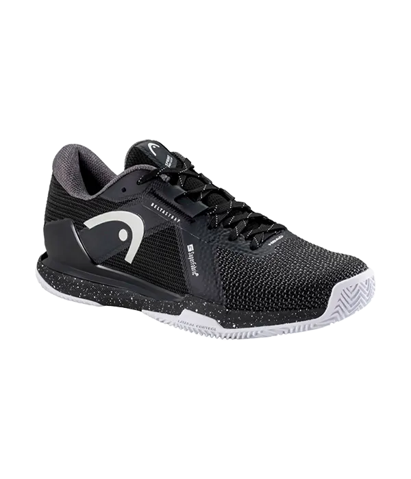 Sapatilhas de padel Head corrida rápida Pro 4.0 SF Clay Black/Branco 2025