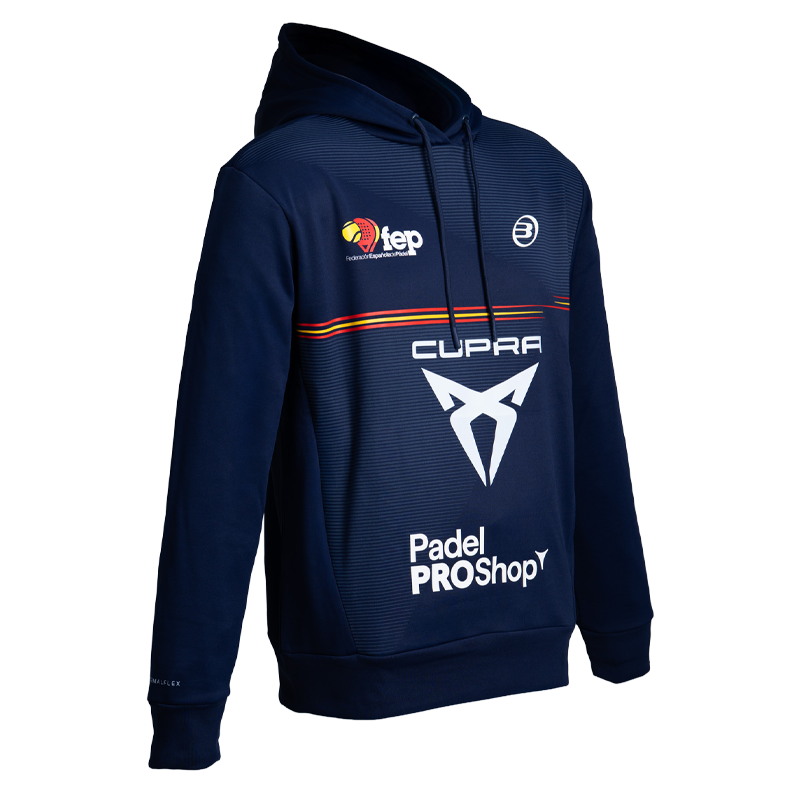 Sudadera Bullpadel Oficial Azul Marino 2026 Federación Española