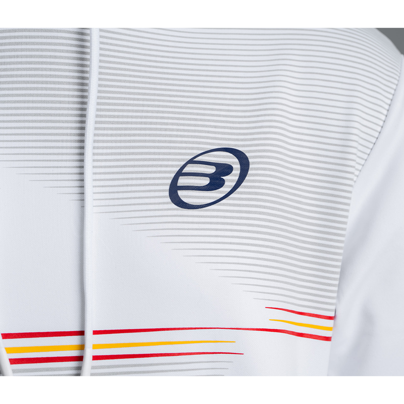 Sweatshirt Bullpadel Official White 2026 Spanish Federation
