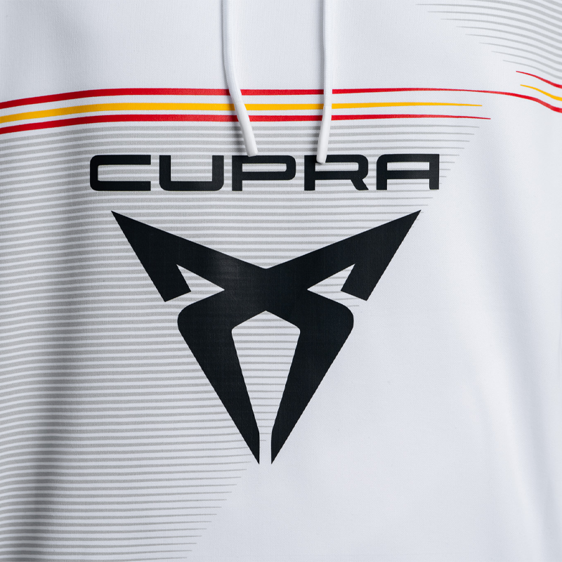 Sweatshirt Bullpadel Official White 2026 Spanish Federation