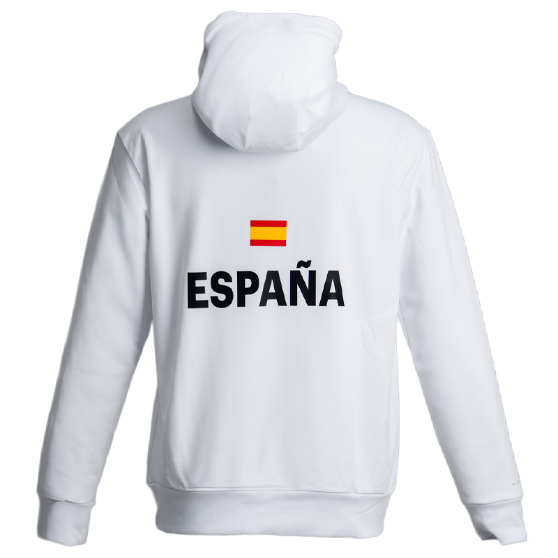 Sweatshirt Bullpadel Official White 2026 Spanish Federation