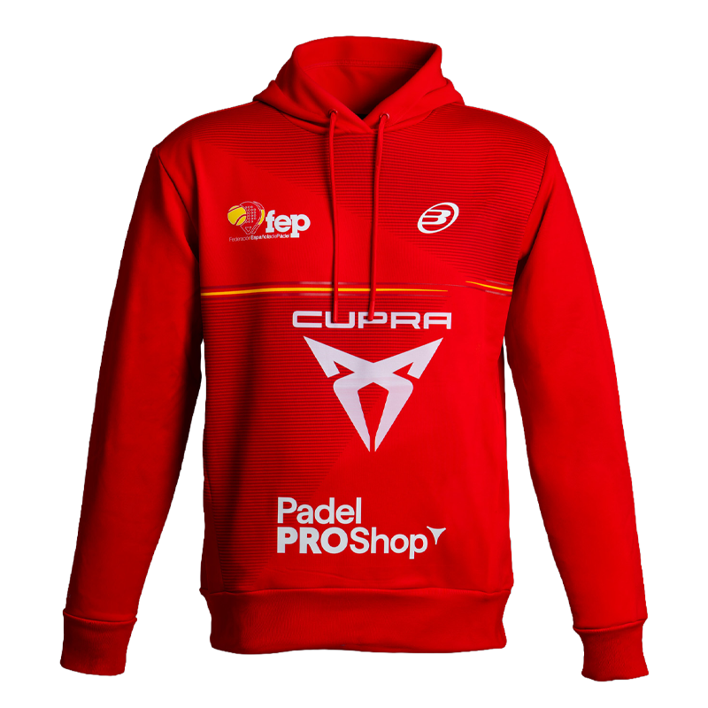 Sweatshirt Bullpadel Official Red 2026 Spanish Federation