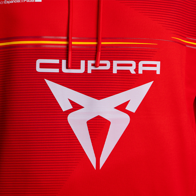 Sweatshirt Bullpadel Official Red 2026 Spanish Federation