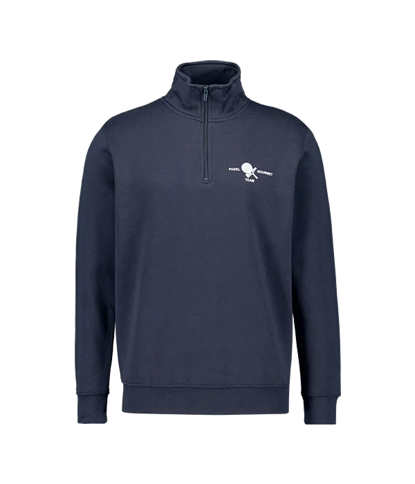 Sudadera Padel Team Gourmet algodón azul marino