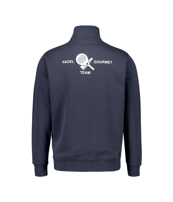 Sudadera Padel Team Gourmet algodón azul marino 2024