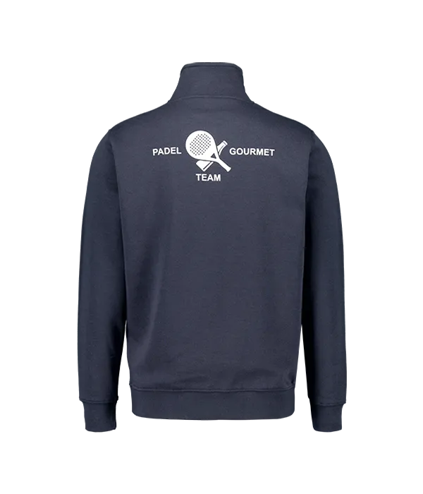 Sudadera Padel Team Gourmet algodón azul marino