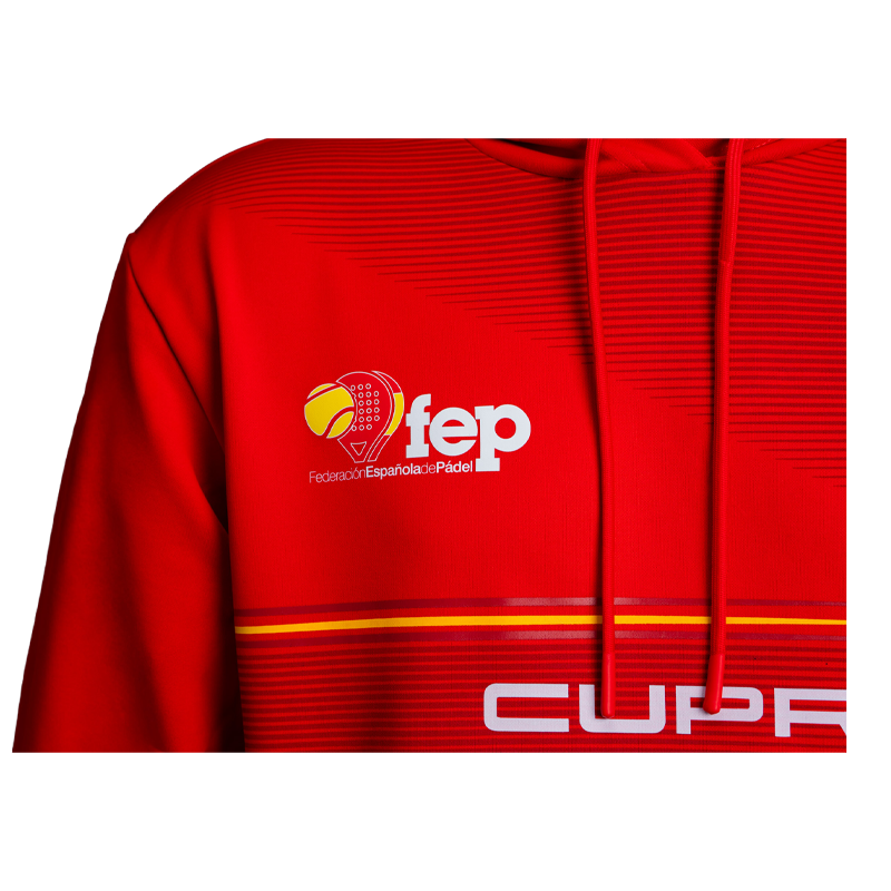 Sweatshirt Bullpadel Official Red 2026 Spanish Federation