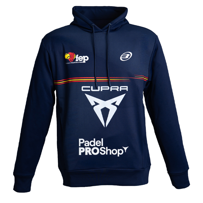Sweatshirt Bullpadel Official Blue Navy 2026 Spanish Federation