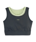 Sujetador Deportivo NOX Pro Gris/Verde