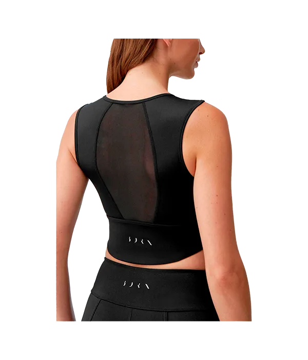 Top Born Living Yoga Alisha Negro