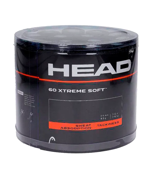 Tambor Overgrips HEAD XtremeSoft Negro (x60)