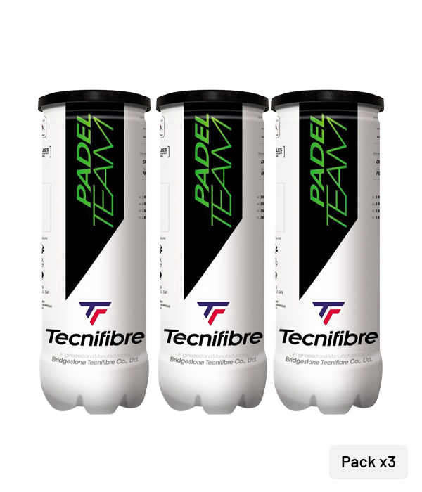 Tecnifibre Padel Team Balls (Pack x 3)