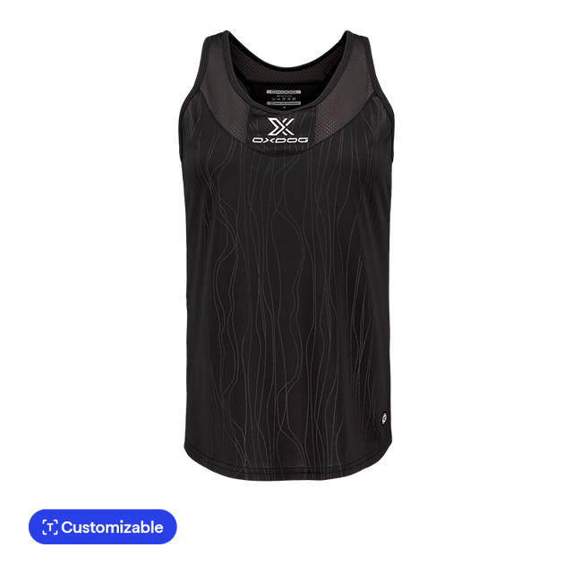 Camiseta Tirantes Oxdog Tiebreak Mujer Negro