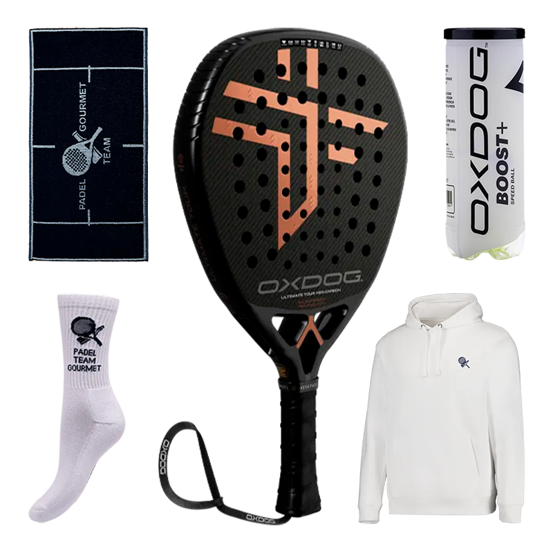 Pack Padel Team Gourmet + Oxdog Padel Racket Ultimate Tour 2025