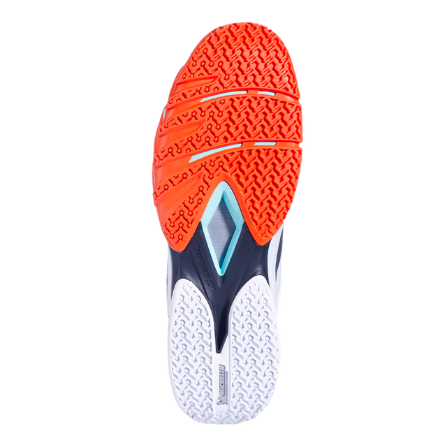 Padel Shoes Babolat Jet Premura 3 White/Orange 20256 J. Lebron