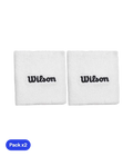 Short Wristbands Wilson White 2025 (x2)