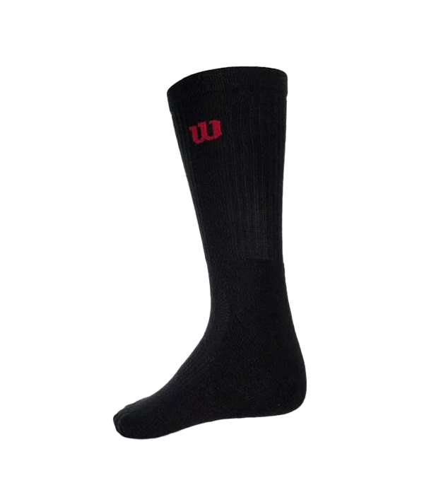 Calcetines Wilson Crew Socks (x3) Negros