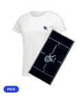 Pacote Padel Team Gourmet: Camiseta  Gourmet Mulheres + Toalha