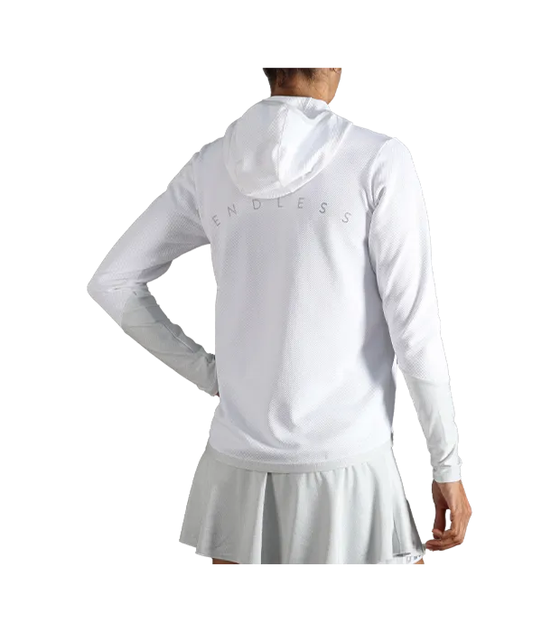 Sudadera Endless Breath Line White/Silver