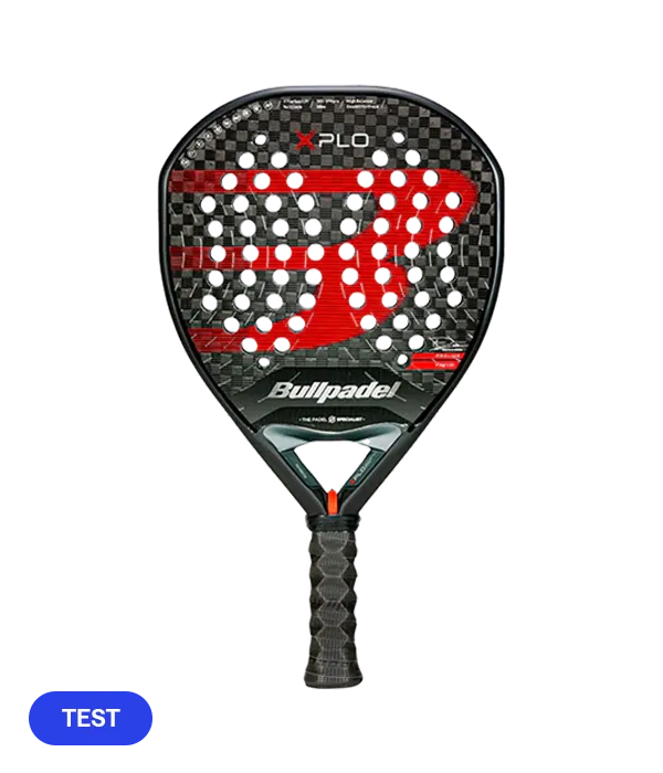 Pala de TEST Bullpadel XPLO 2025 Martín Di Nenno