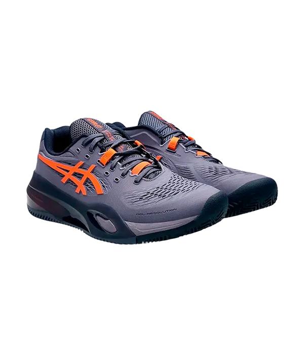 Zapatillas Asics Gel-Resolution X Clay Greyish Purple/Nova Orange 2025