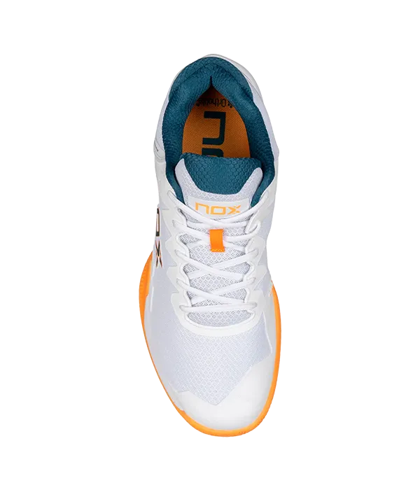 Sapatilhas de padel Nox ML10 Hexa Branco/Damasco