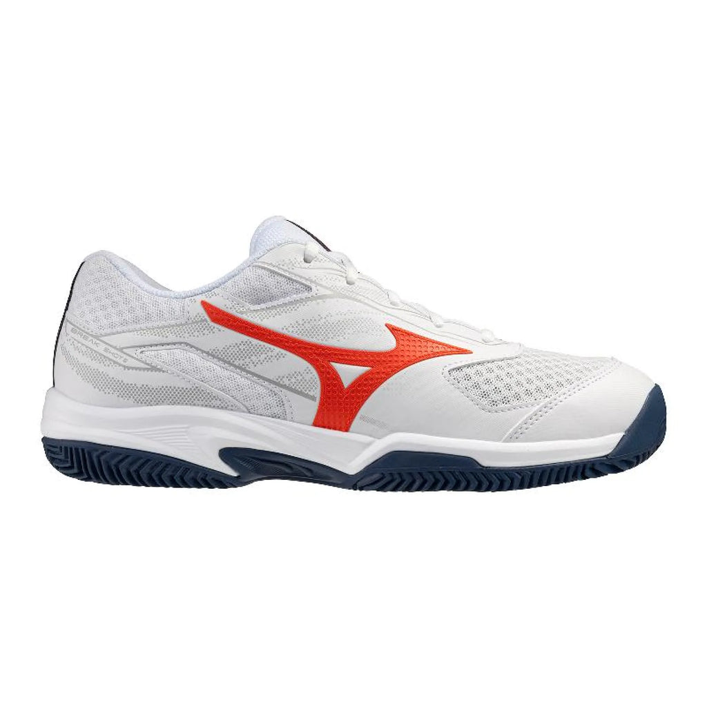 Sapatilhas de padel Mizuno Break Shot CC Branco/ Laranja 2026