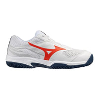 Mizuno Padelschuhe Break Shot Gleichstrom Weiß/ Orange 2026
